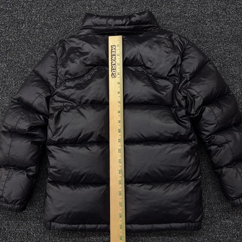 Polo Ralph Lauren Kids Black Puffer Jacket Size S 8‎ Red Pony Quilted No Hood